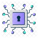 Microchip Security Microchip Protection Ai Processor Icon