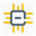 Microcontroleur Puce Ensemble Icône