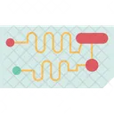 Microfluidico Fluidos Canais Ícone