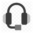 Microfone de fone de ouvido  Ícone
