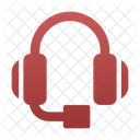Microfone de fone de ouvido  Ícone