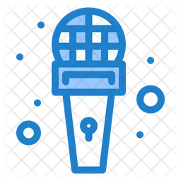 Microfone de notícias  Ícone