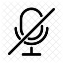 Desabilitar Microfone Ui Ux Ícone