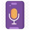 Microfono Radio Grabacion De Voz Icono