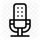 UI Musica Y Multimedia Grabacion De Voz Icono