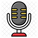 Microfono Para Cantar Microfono Medios De Comunicacion Icono