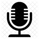 Microfono Para Cantar Microfono Medios De Comunicacion Icono