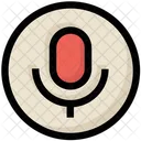 Social Microfono Microfono Icono