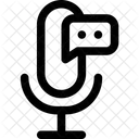 Microfono Podcast Audio Icono