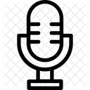 Microfono Sonido Inalambrico Icono
