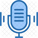 Microfono Musica Y Multimedia Grabacion De Voz Icono
