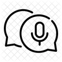 Microfono Voz Audio Icono