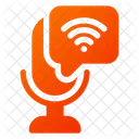 Micrófono wifi  Icono