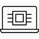 Micromedia Ordinateur Portable Processeur Icône