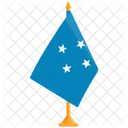 Micronesia Bandeira Da Micronesia Bandeira Da Micronesia Ícone