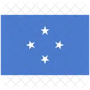 Bandeira Pais Micronesia Ícone
