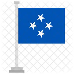 Micronesia Flag Icono