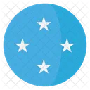 Micronesia Flag Country Icon