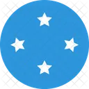 Micronesia Bandeira Mundo Ícone