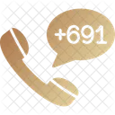Micronesia Dial Code  Icon