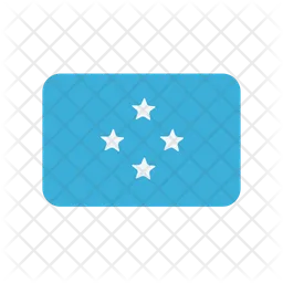 Micronesia federada Flag Icono