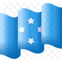 Drapeau De La Micronesie Pays Drapeau Icône