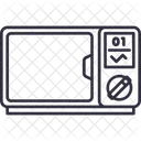 Microondas Utensilios De Cozinha Aquecimento Ícone