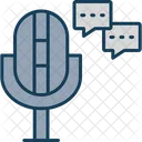 Microphone Chat Message Icon