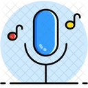 Microphone New Year Mic Icon