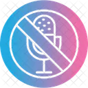 Microphone Mute Silence Icon