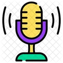 Microphone Icon Education Icon