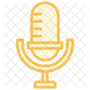 Microphone Duotone Line Icon Icon