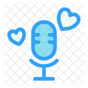Microphone Love Love Song Icon