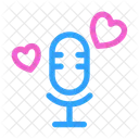 Microphone Love Love Song Icon
