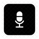 Microphone Button Music Icon