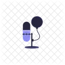 Microphone Short Stand Icon