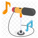 Microphone Mic Broadcasting Icon