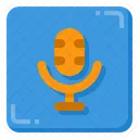 Microphone Speech Audio Icon