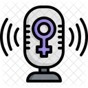 Microphone Communication Gender Icon