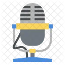 Microphone Voice Podcast Icon