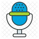 Broadcasting Musical Microphone Icon