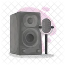 Microphone and speaker  Icon