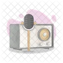 Microphone et haut-parleur  Icon