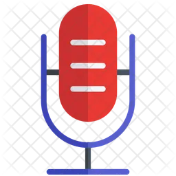 Microphone Flat Icon  Icon
