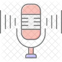 Microphone Lineal Color Icon Icon