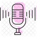 Microphone Color Shadow Thinline Icon Icon