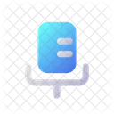 Messenger Microphone Recording Icon