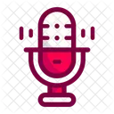 Microphone Streaming Media アイコン
