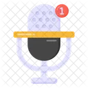 Microphone Alert Microphone Notice Mike Notice アイコン