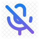 Microphone Off X Icon